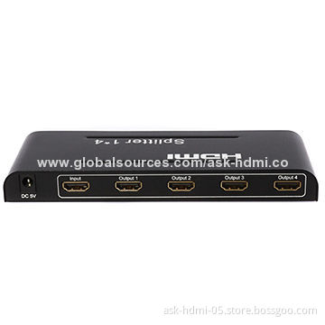 HDMI 1X4 splitter supports full HD/full 3D
